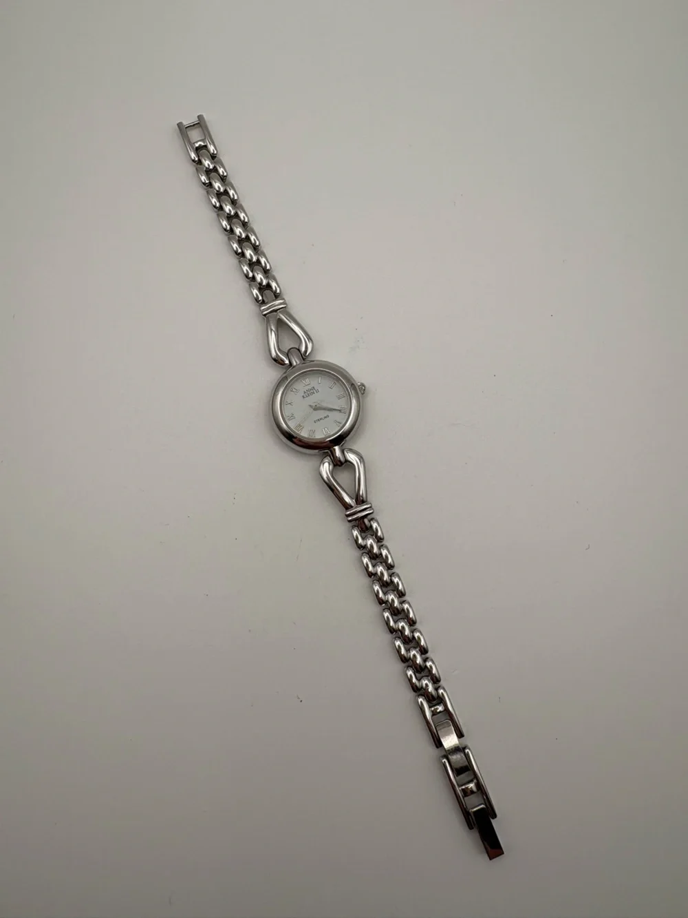 Vintage‎ Anne Klein II .925 Sterling Silver Quartz Watch Dainty Women’s Works!
